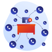 Predictive dialer.